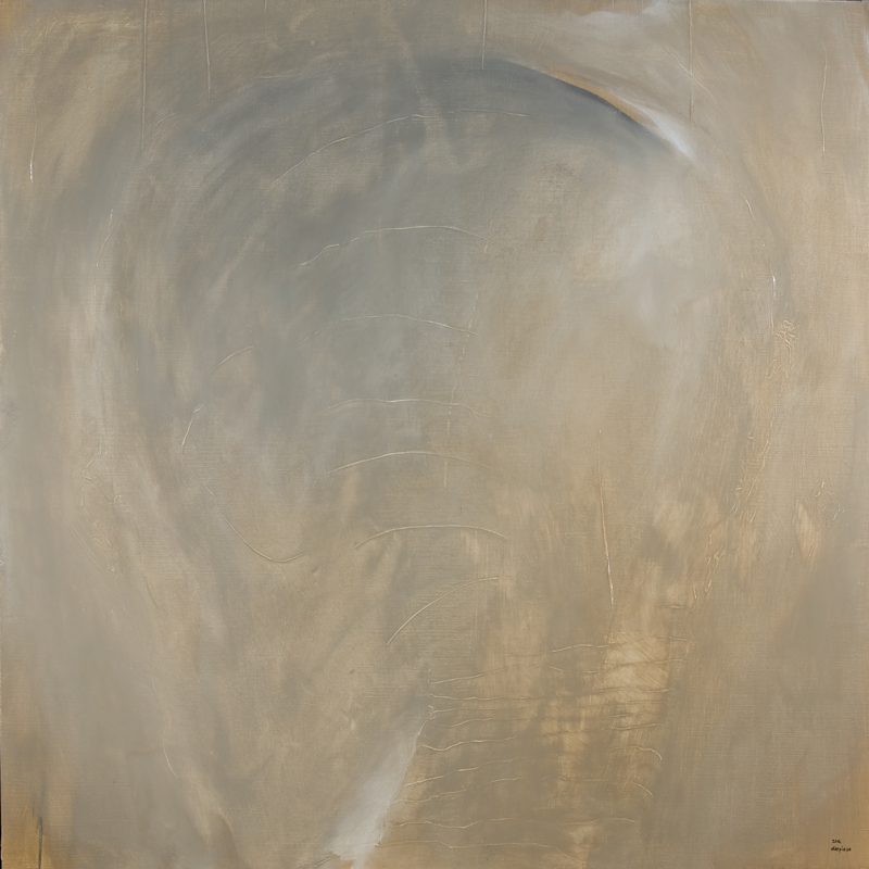prisme, huile sur toile